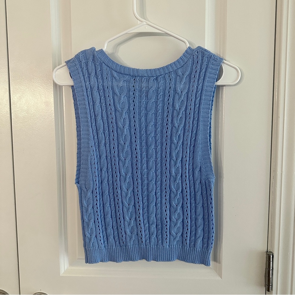 Forever 21 Button Down Sweater Vest - Picture 2 of 3